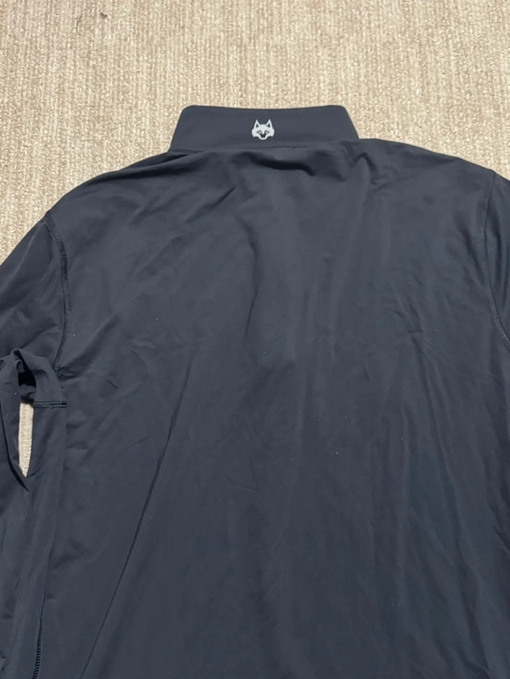Greyson Tate Mockneck Quarter-Zip Pullover Men's XL Black Golf Performance Top
